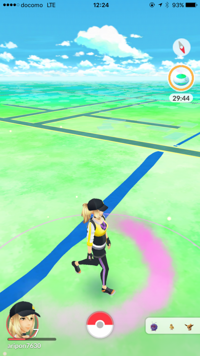 ポケモン号で近くの砂浜に行ってポケモンgoをやってみた Ariill Design