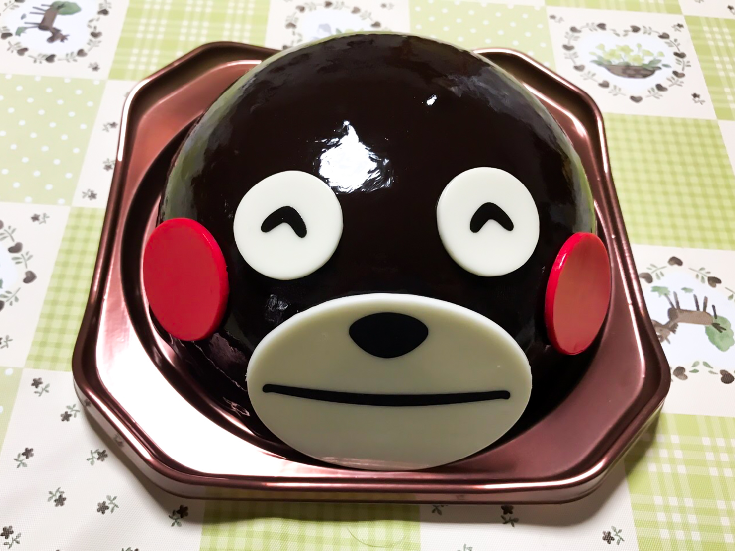 くまモンのフェイスケーキ