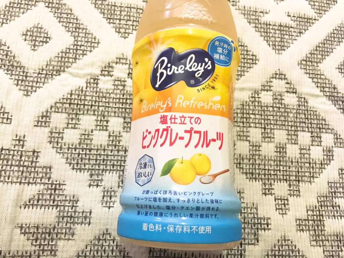 アサヒの バヤリース リフレッシャーズ 塩仕立てのピンクグレープフルーツ を飲んでみた Ariill Design