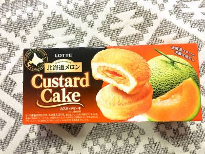 ロッテの「北海道メロン カスタードケーキ」を食べてみた！
