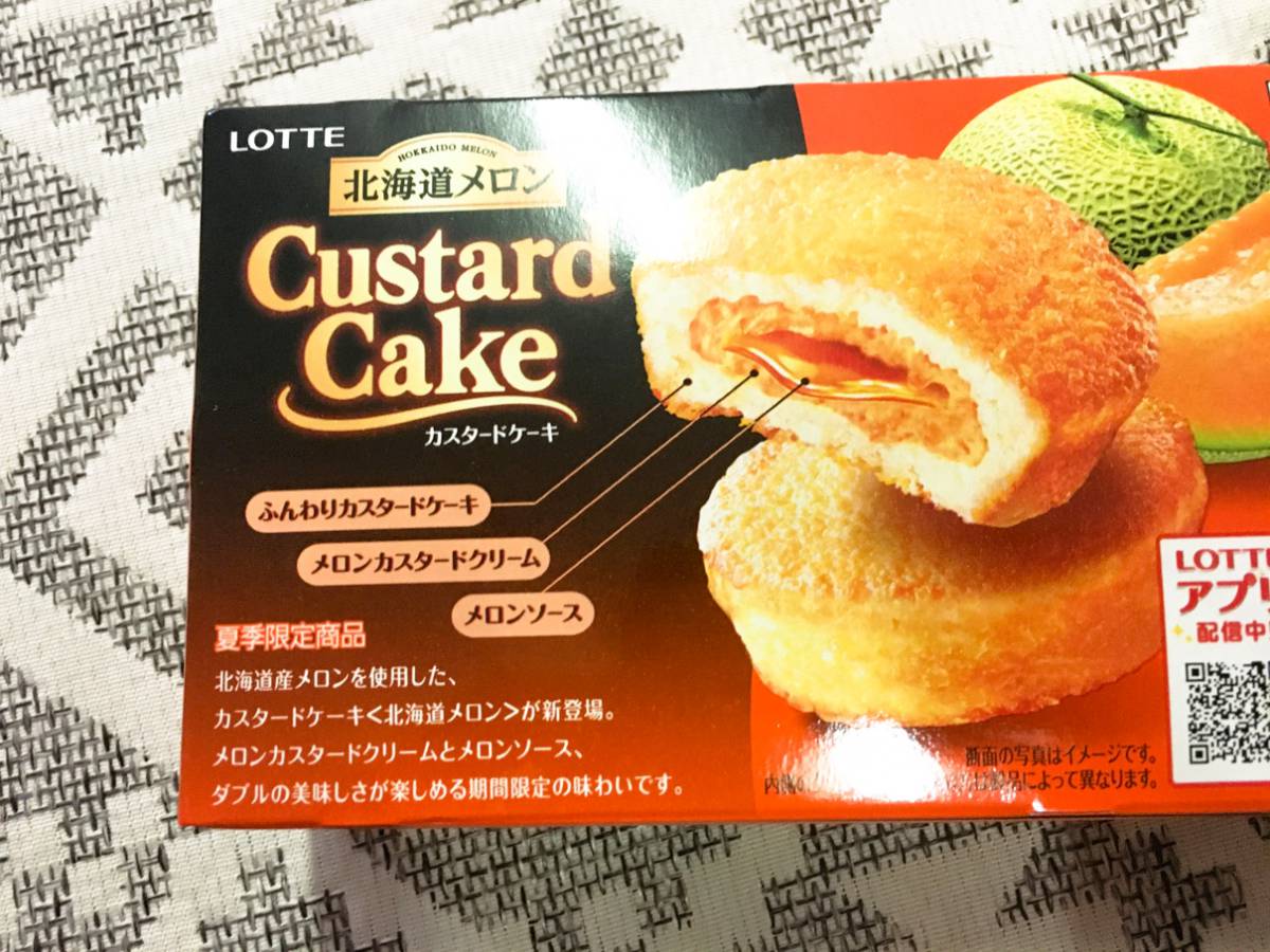 北海道メロン カスタードケーキ