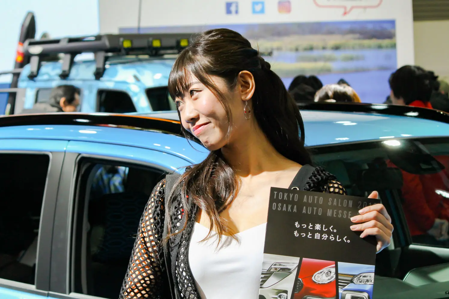 ダイハツのコンパニオンさん達のギャラリー 大阪オートメッセ18 Ariill Design