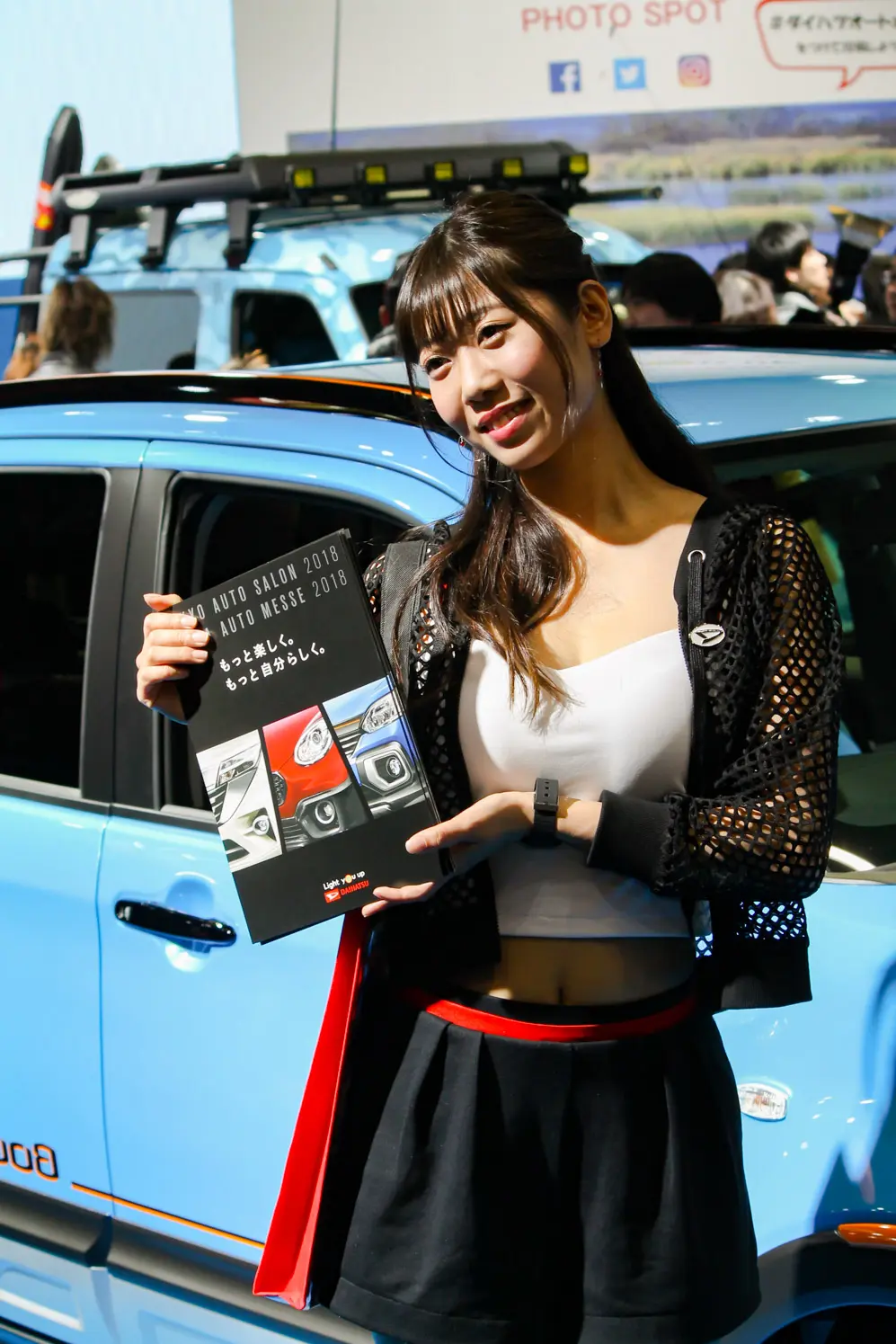 ダイハツのコンパニオンさん達のギャラリー 大阪オートメッセ18 Ariill Design