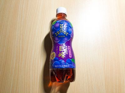 アサヒ飲料の「特産 三ツ矢 長野県産巨峰」を飲んでみた！