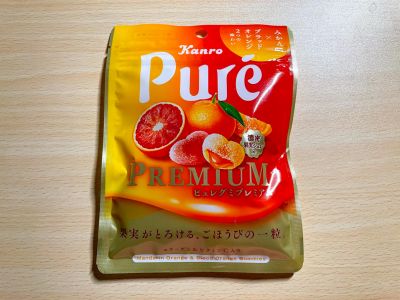 カンロの「ピュレグミプレミアム みかん＆ブラッドオレンジ」を食べてみた！